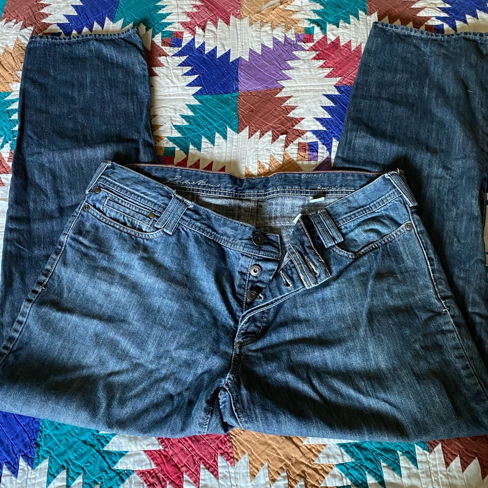 Eddie Bauer - Buttonfly Boyfriend Jeans size 18